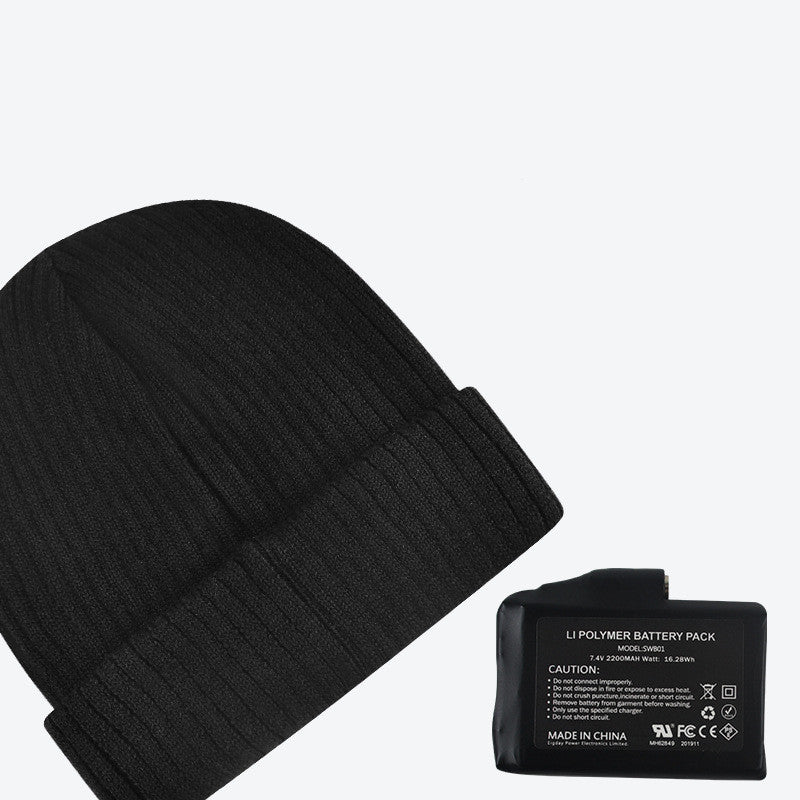Outdoor Ski Heated Headgear – Rechargeable Warmth Cap for Winter Sports & Leisure