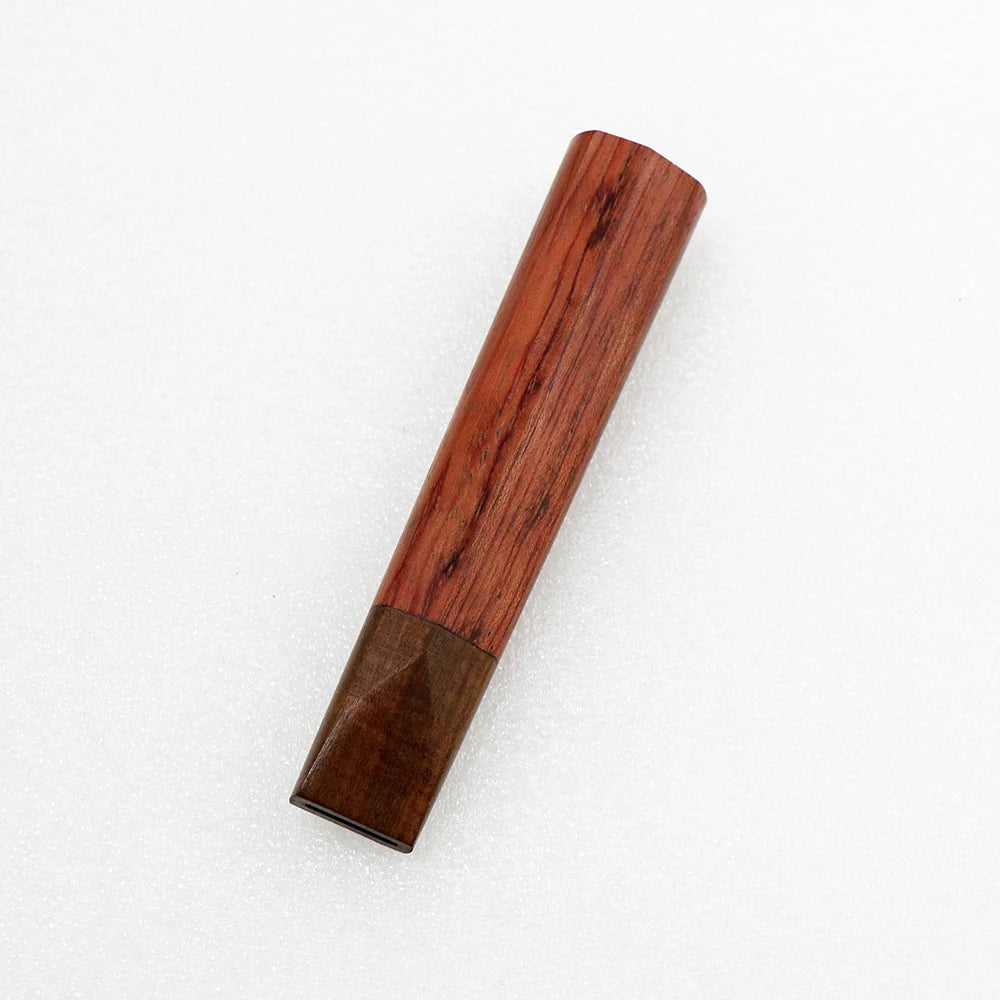 DIY Kitchen Environmentally FriendlyNatural Resin Yellow Ebony White Shadow Wood Details Accessories Octagonal Handle EDC Tools