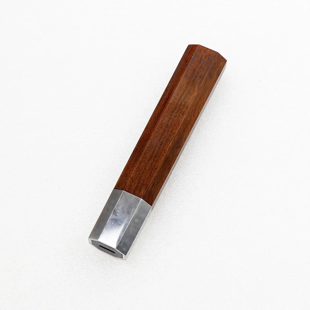 DIY Kitchen Environmentally FriendlyNatural Resin Yellow Ebony White Shadow Wood Details Accessories Octagonal Handle EDC Tools