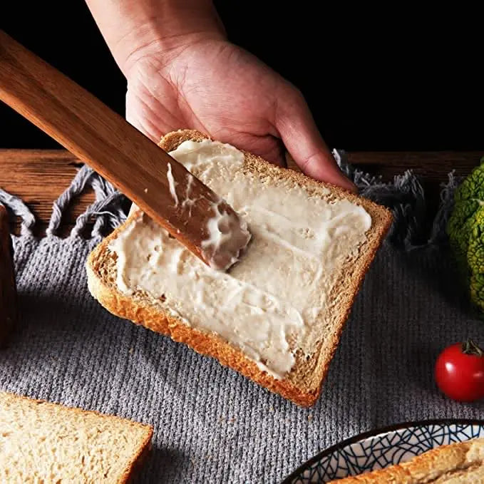 1-7pcs/set Teak natural wood tableware spoon colander spoon special nano soup skimmer cooking spoon wooden kitchen tool kit