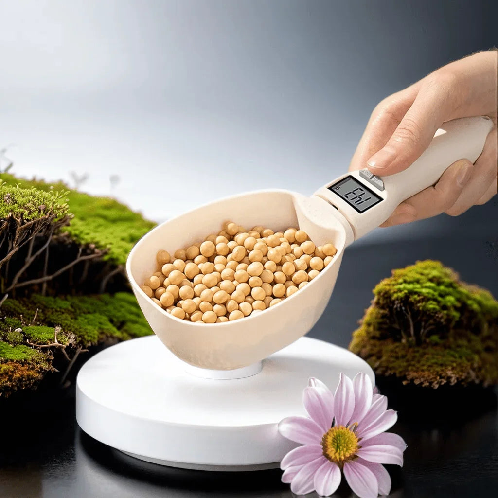 Kitchen Digital Food Measuring Spoon Scale Pet Food Measuring Spoon Scale Suitable For Cat And Dog Food Measuring Flour Spoon 