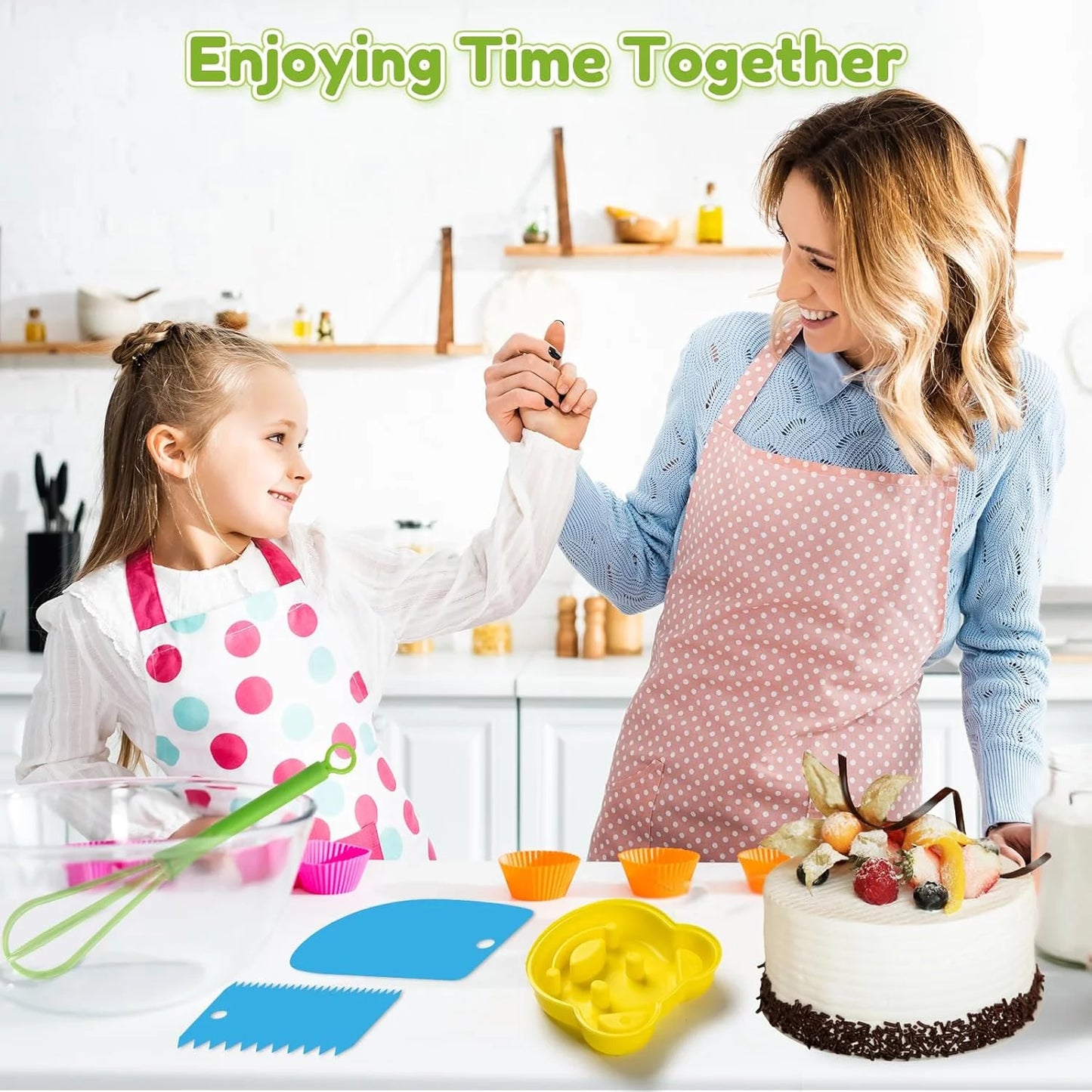 17PCS Kids Cooking Sets Real Cooking Montessori Kitchen Toys for DIY Plastic Kitchen Accessories Tools Toddlers Kids Safe Knives