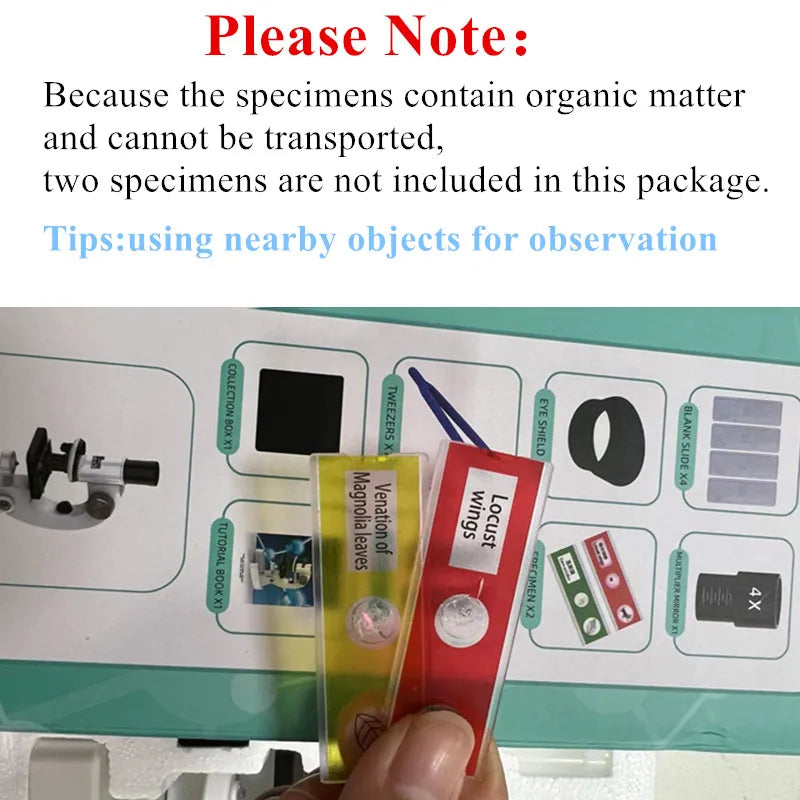 4800x HD Kids Microscope – Digital Science & Biology Learning Microscope for Elementary School