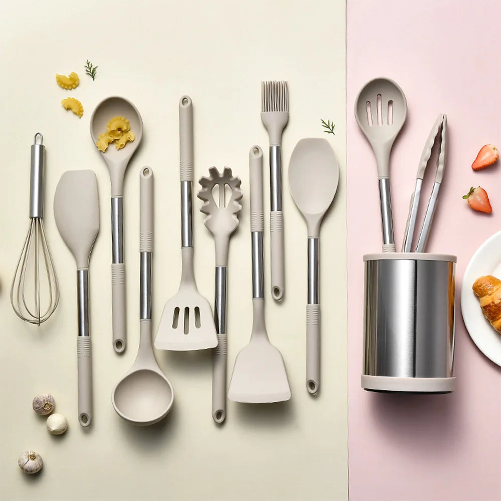 1 silicone utensils for cooking silicone kitchen utensils set silicone cooking utensils set heat resistant