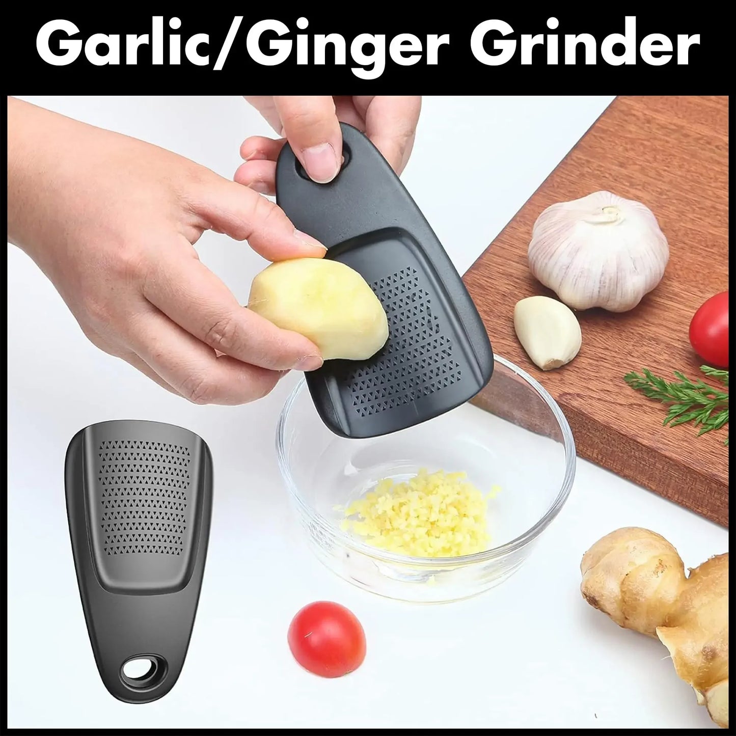 6Pcs Kitchen Gadgets Set Space Saving Cooking Tools Cheese Chocolate Grater, Fruit Vegetable Peeler, Bottle Opener, Pizza Cutter