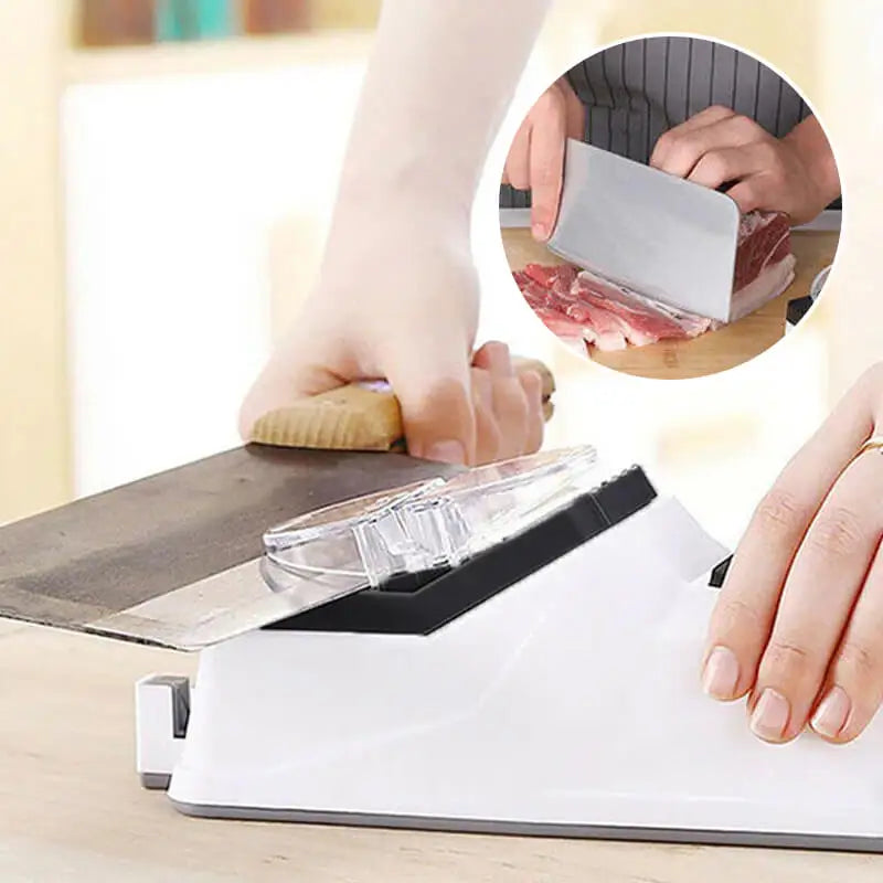 Kitchen Electric Knife Sharpener Multifunctional Automatic Professional 4 Gears Electric Knife Sharpener Kitchen Accessories
