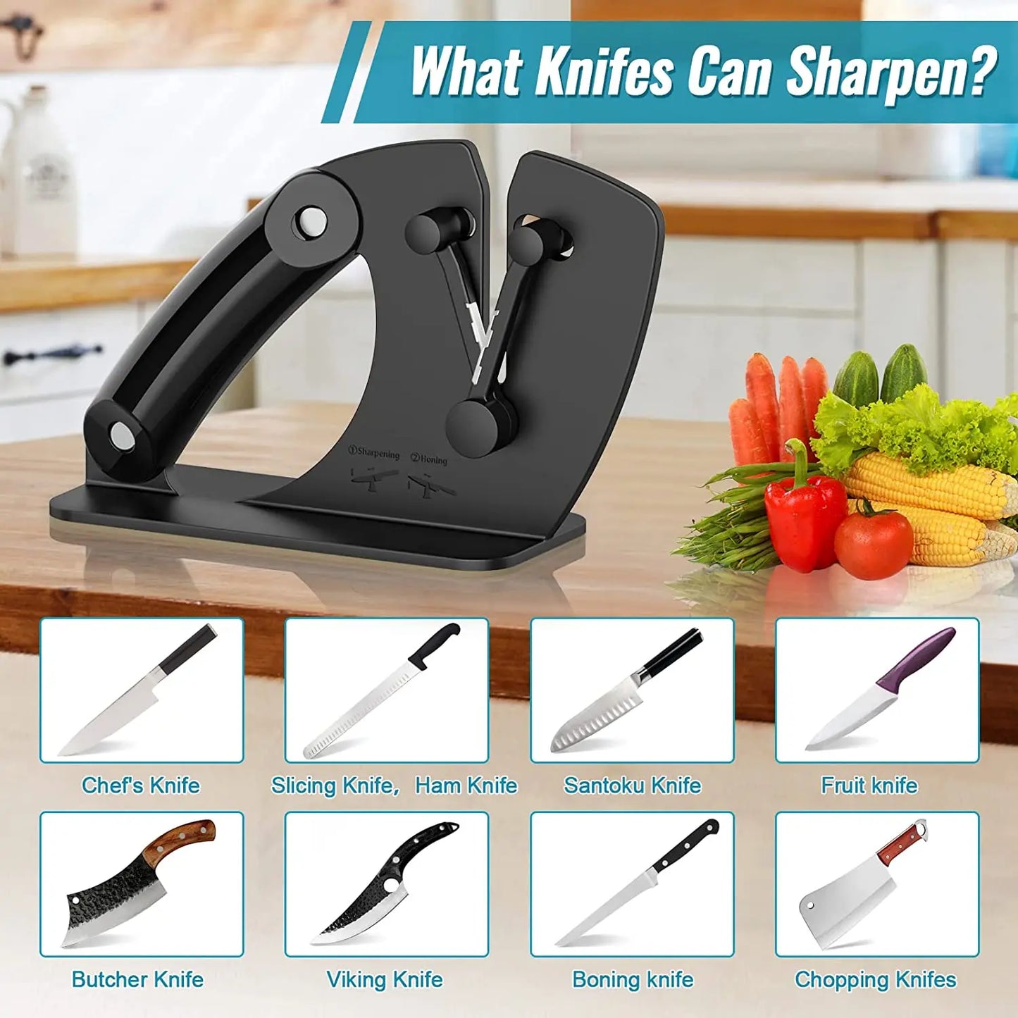 Kitchen Knife Sharpener Tool Sharpener Simple Safety Knife Sharpener Kitchen Chef Knife Damascus Knife Tool Kitchen Supplies