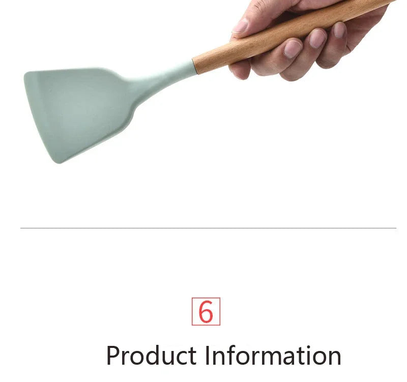 Cooking Utensils Set, Heat Resistant, Non - Stick, Baking Tool Kit, Kitchen Accessories, Silicone Kitchenware