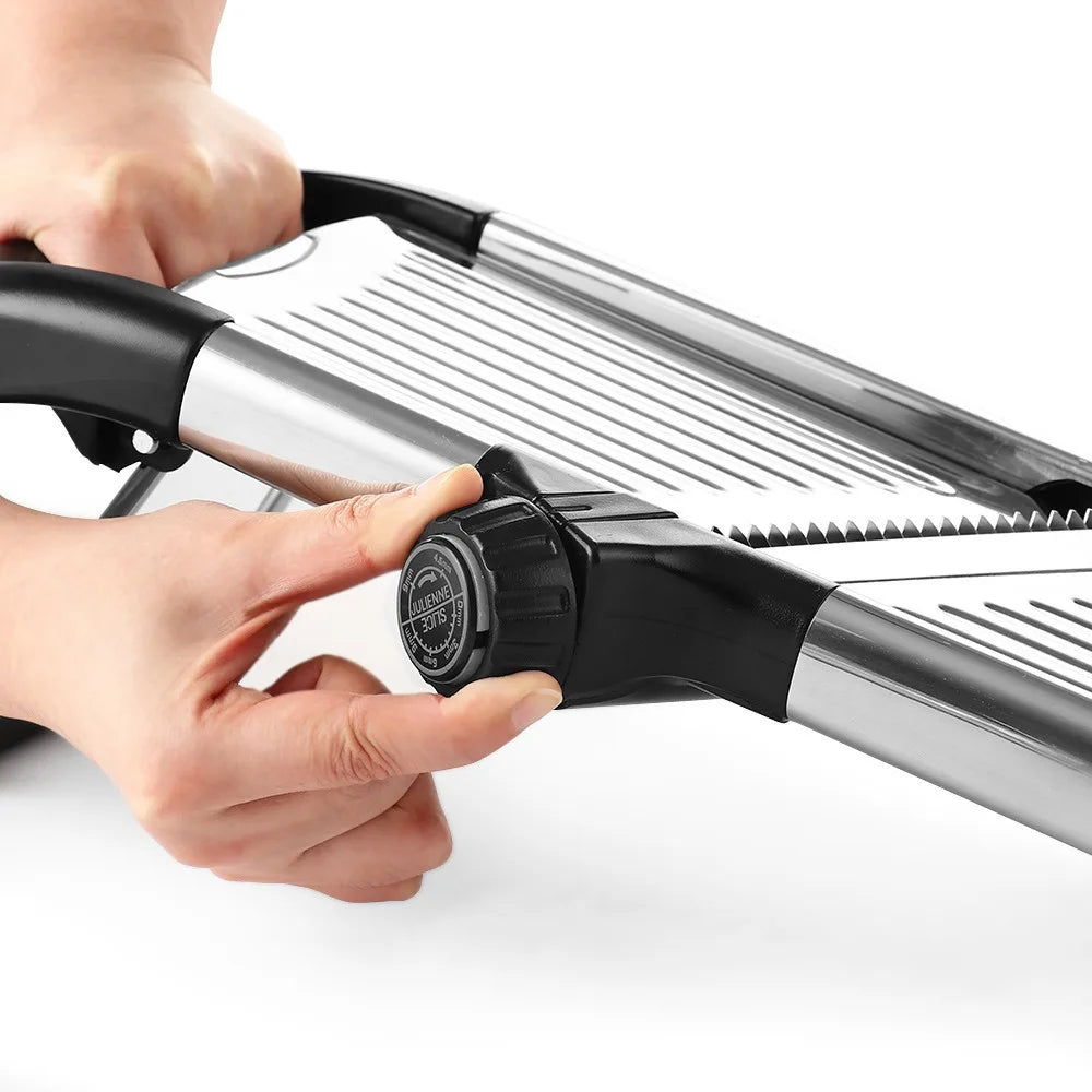 Kitchen Gadgets Adjustable Vegetable Slicer Efficient Professional Vegetable Cutter Stainless Steel Vegetable Chopper Tomato