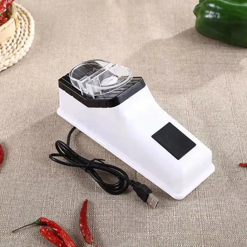 Kitchen Electric Knife Sharpener Multifunctional Automatic Professional 4 Gears Electric Knife Sharpener Kitchen Accessories
