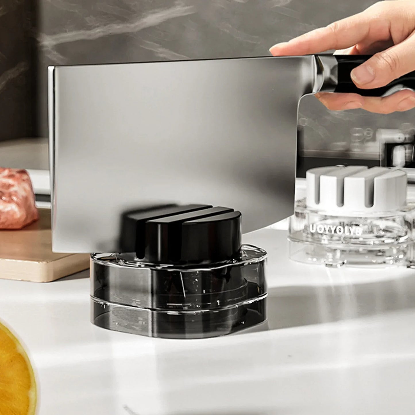 Kitchen Cutting Tools Sharpener Manual Scissors Grinder Kitchen Sharpening Stone Suitable for Outdoor Activities MIAO