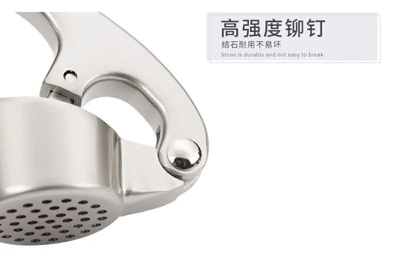 Kitchen Garlic Press, Garlic Crushing Machine, Crushing Tool, Washable in Dishwasher, Rust Proof