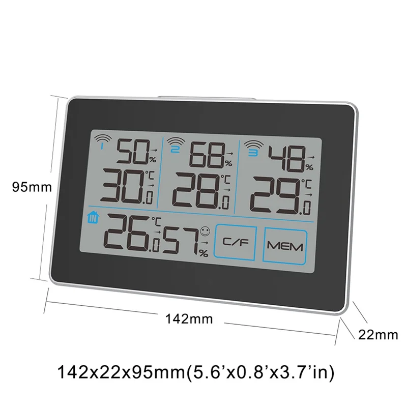 Fast Delivery】Indoor Digital Thermometer Hygrometer – High-Accuracy Temperature & Humidity Monitor