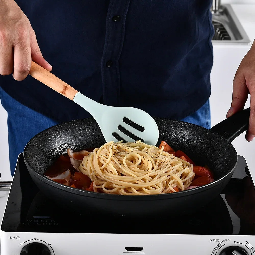 Cooking Utensils Set, Heat Resistant, Non - Stick, Baking Tool Kit, Kitchen Accessories, Silicone Kitchenware