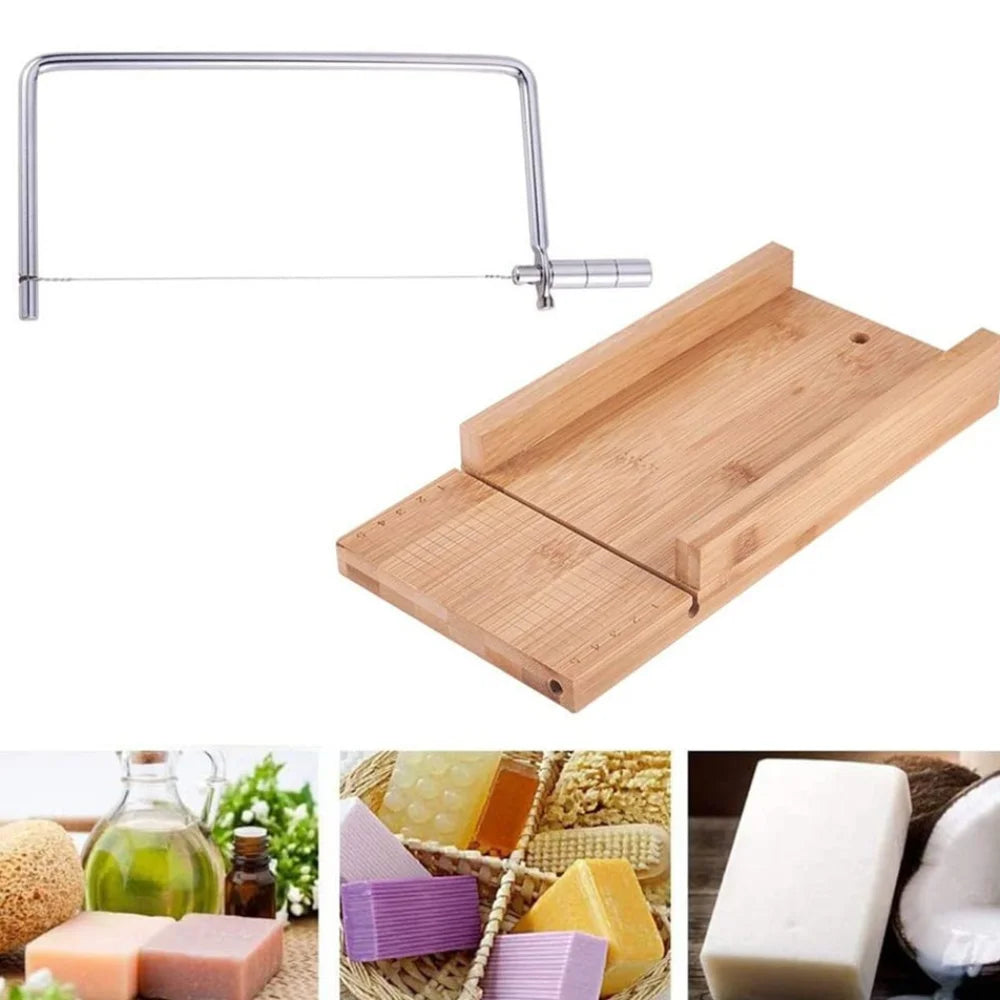 Kitchen Gadgets Wood Cheese Slicer Stainless Steel Wire with Scale Ham Slicer Handmade Cheese Cutter Butter