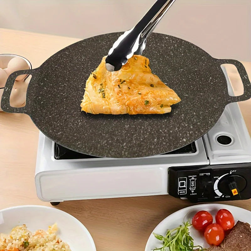 11.02-Inch Frying Pan + 3-Piece Kitchen Set – 4-Piece Non-Stick Cast Iron, Easy to Clean Restaurant Cooking Utensils