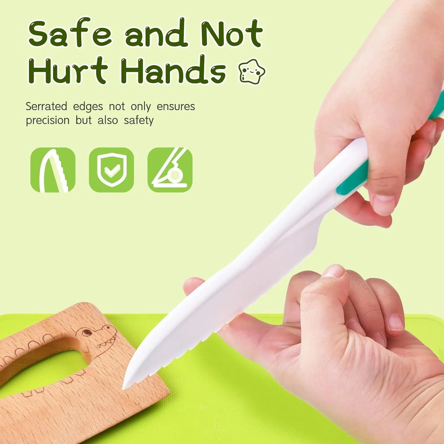 17PCS Kids Cooking Sets Real Cooking Montessori Kitchen Toys for DIY Plastic Kitchen Accessories Tools Toddlers Kids Safe Knives