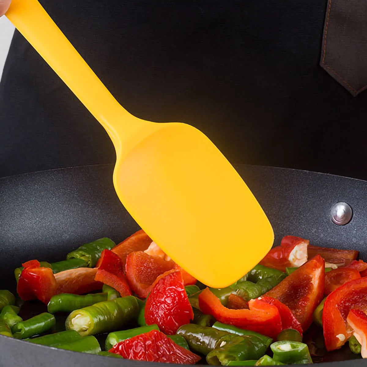 9pcs Silicone baking tool set, scraper oil brush egg whisker food pliers, with storage bucket, kitchen small tools