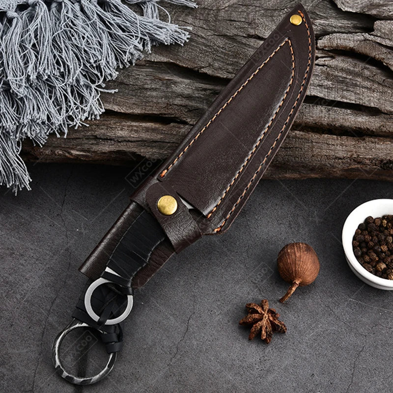 Kitchen Knife Set Chef Buther Boning Knife Utility Knife Stainless Steel Handle Slicing Meat Fish Cleaver Kitchen Knives Set