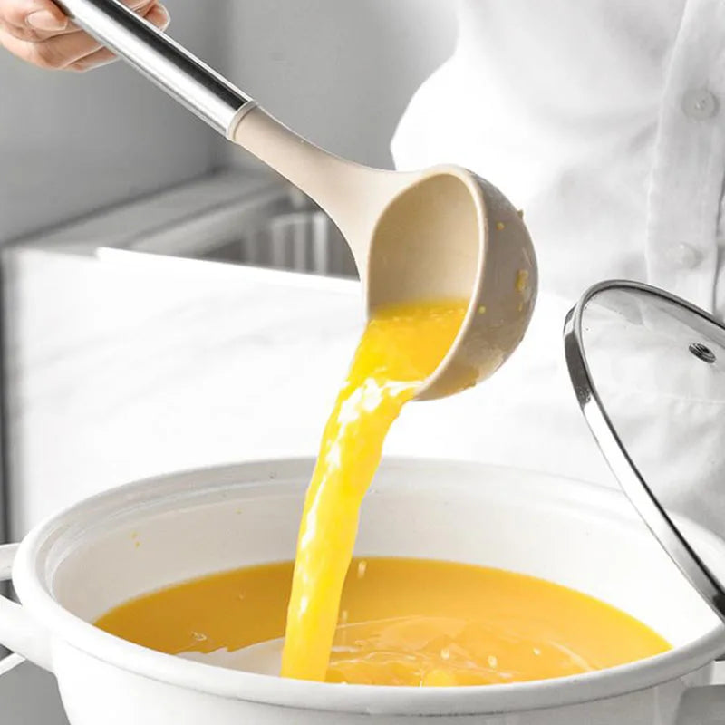 13Pcs Silicone Kitchenware Non-stick Cooking Utensils Set Cookware Spatula Beaters Shovel Stainless Steel Handle Kitchen Tool