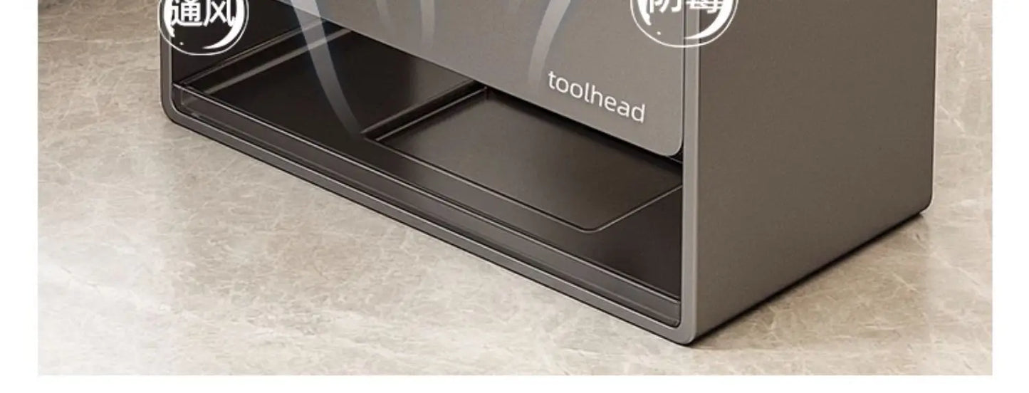 Kitchen Knife Storage Box Non-perforation Knife Holder Wall-mounted Knife Rack Kitchen Items Kitchen Accessories Organizer