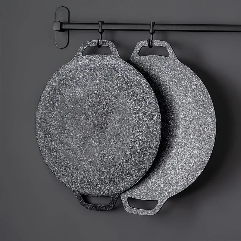 11.02-Inch Frying Pan + 3-Piece Kitchen Set – 4-Piece Non-Stick Cast Iron, Easy to Clean Restaurant Cooking Utensils