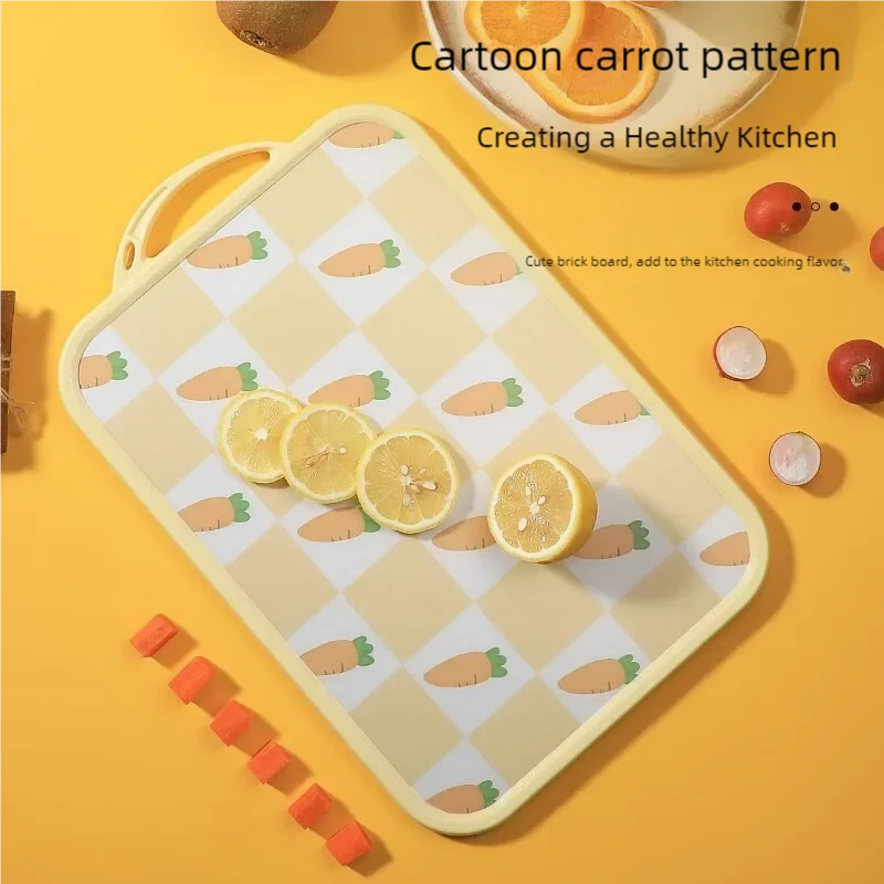 Kitchen Cutting board Creative Fruit PP Cutting board Spill-proof sink Picnic camping Home antibacterial cutting board