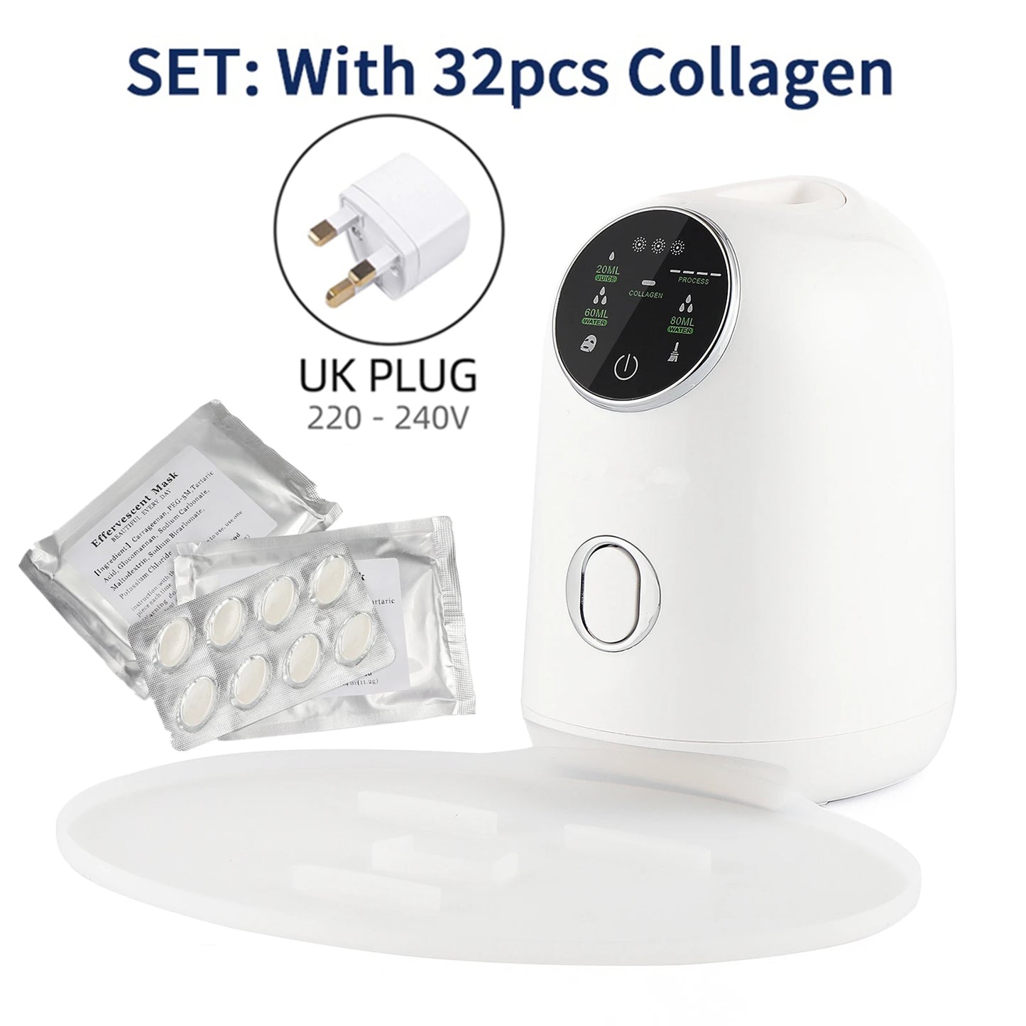 DIY Facial Mask Maker Machine – Automatic Home Spa Mask Making with Fruit, Vegetable & Milk