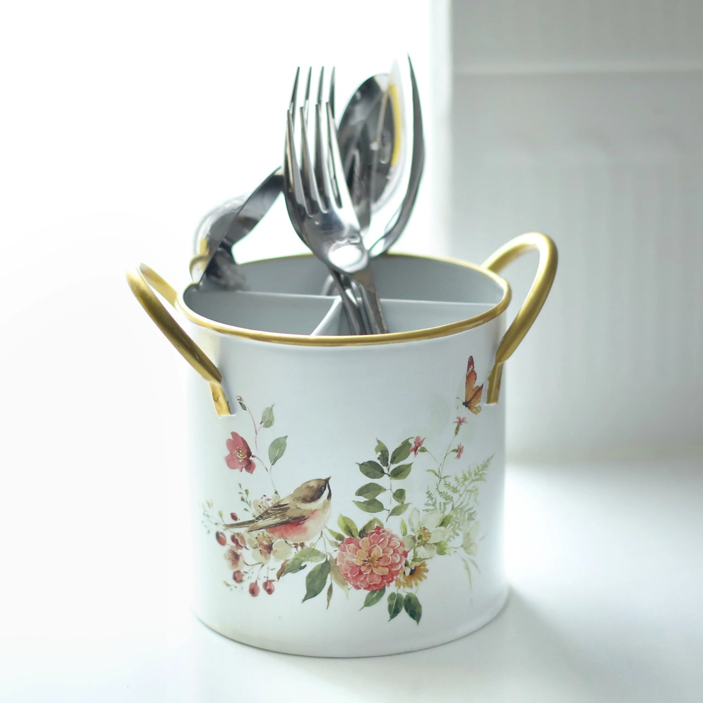 Kitchen Utensil Holder for Kitchen Cunter, Stylish kitchen Cooking Utensil, Farmhouse Spatula Holder for Countertop