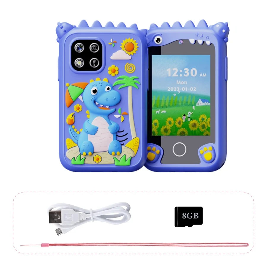 All-in-One Kids Camera - HD Touchscreen Camera Toy with Games, Music & Alarm Clock | Learning Storybook & Timer | Gift for Toddlers