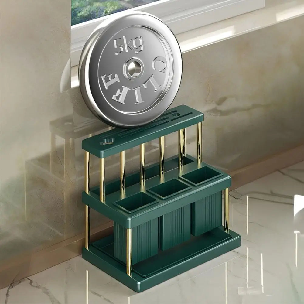 Kitchen Knife Holder Multi-Function Cutter and Cutlery Drainer Rack Space Saving Kitchen Accessories Rag Storage Drainage Shelf
