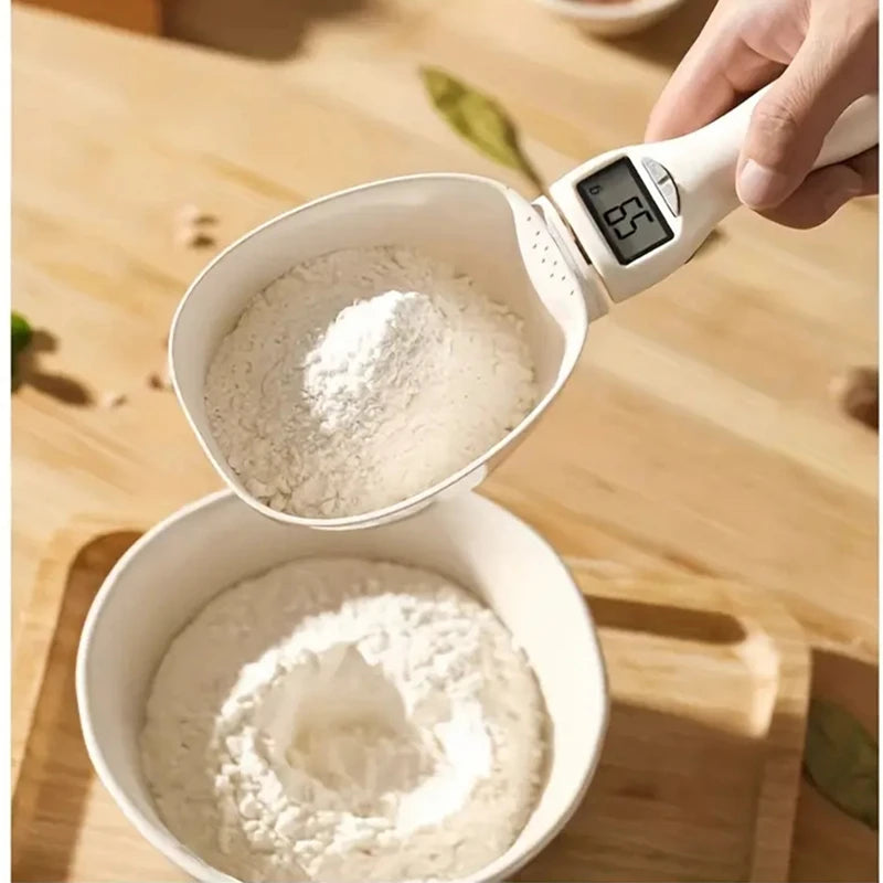 Kitchen Digital Food Measuring Spoon Scale Pet Food Measuring Spoon Scale Suitable For Cat And Dog Food Measuring Flour Spoon 