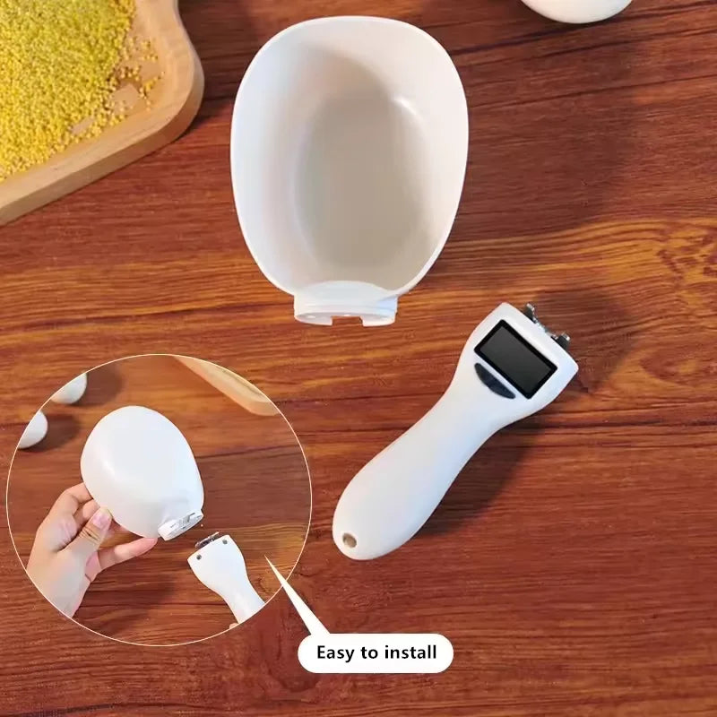 Kitchen Digital Food Measuring Spoon Scale Pet Food Measuring Spoon Scale Suitable For Cat And Dog Food Measuring Flour Spoon 
