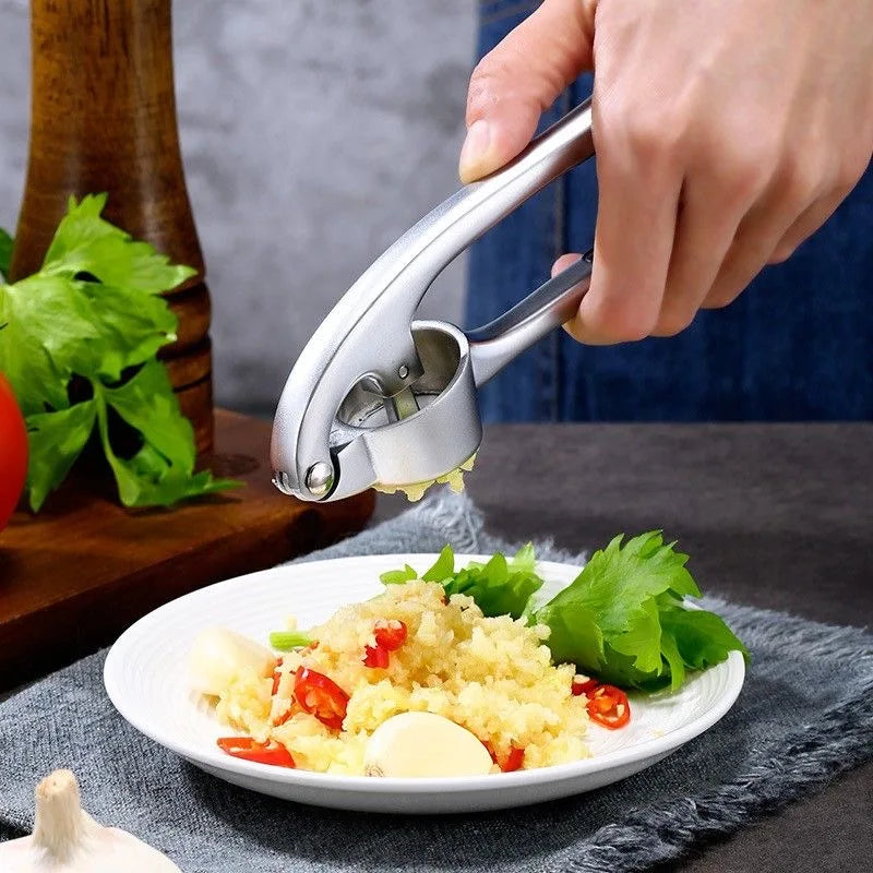 Kitchen Garlic Press, Garlic Crushing Machine, Crushing Tool, Washable in Dishwasher, Rust Proof
