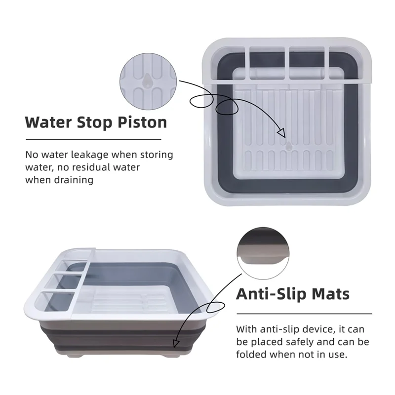 AT21-Tableware Storage Organizer Tableware Storage Organizer With Drying Shelf,Home Essential