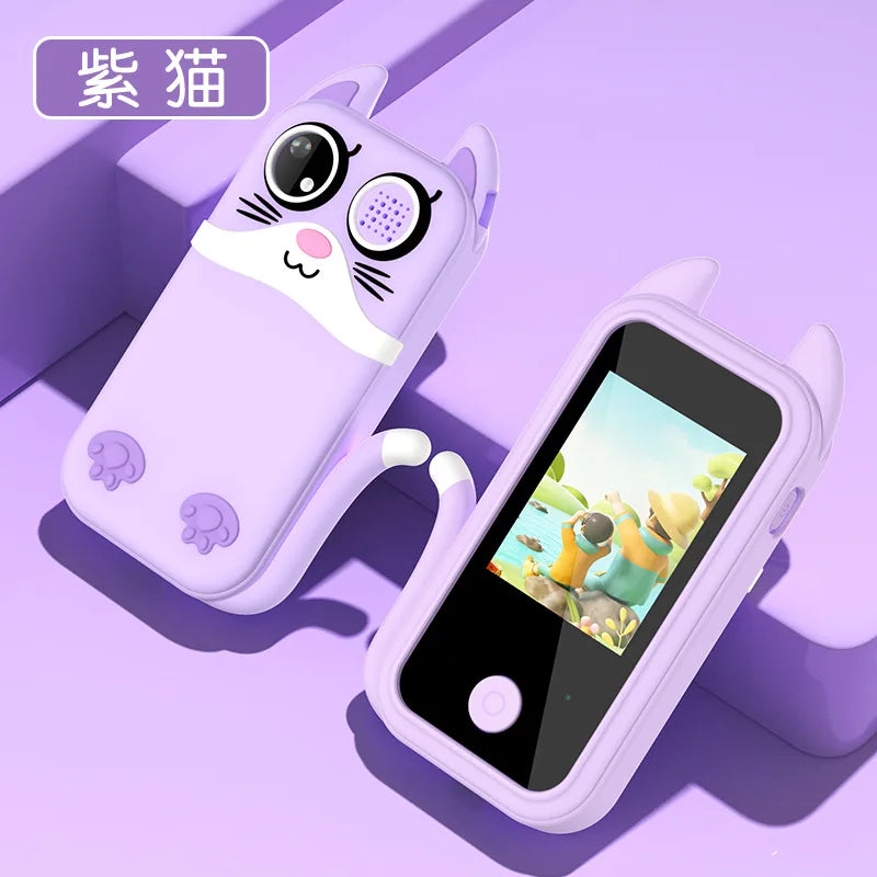 Unicorn Kids Smartphone Toy with HD Camera & Touchscreen | Cartoon Puzzle Games & Music Player | No SIM Card, Gift for Girls & Boys