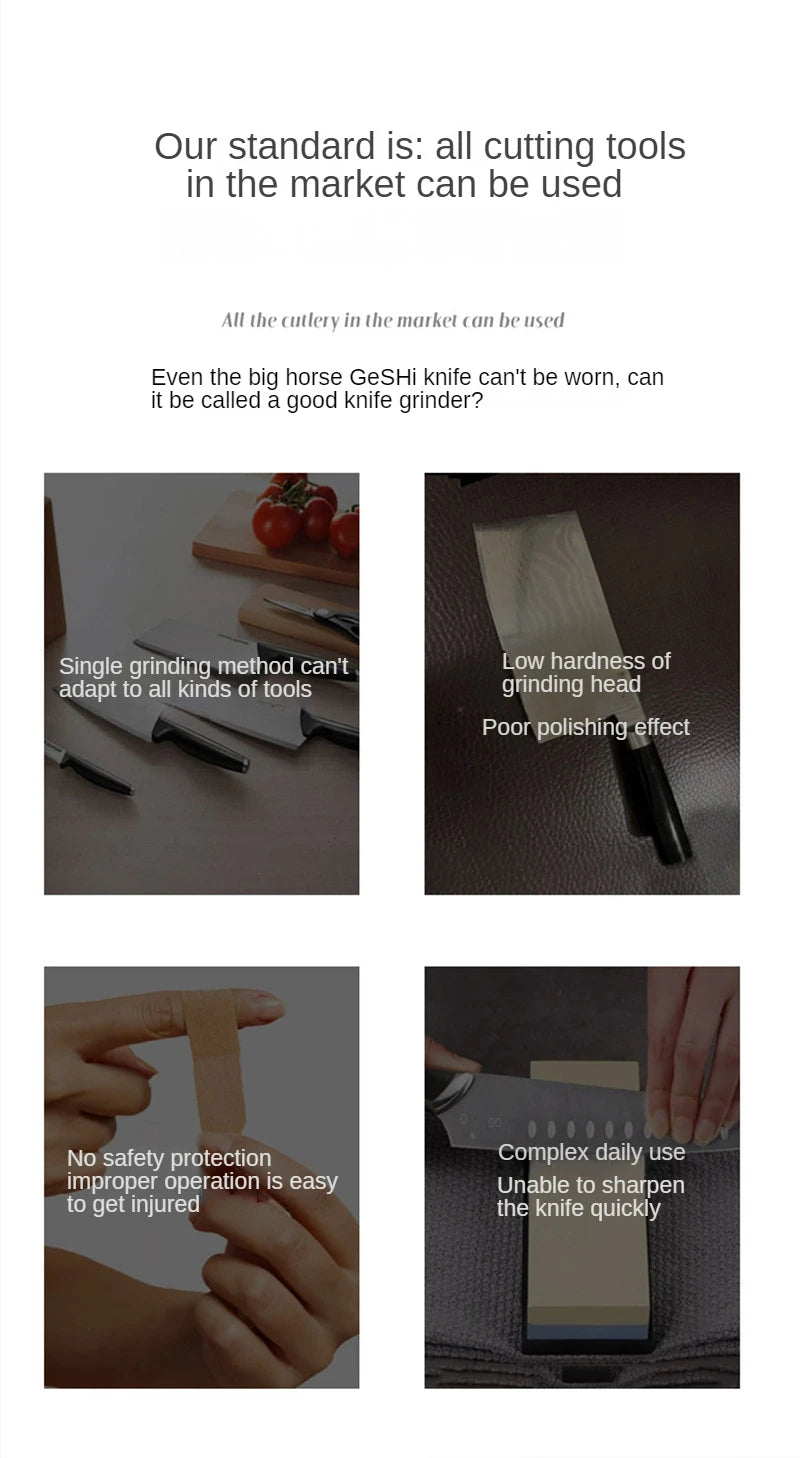 Kitchen Knife Sharpener Tool Sharpener Simple Safety Knife Sharpener Kitchen Chef Knife Damascus Knife Tool Kitchen Supplies