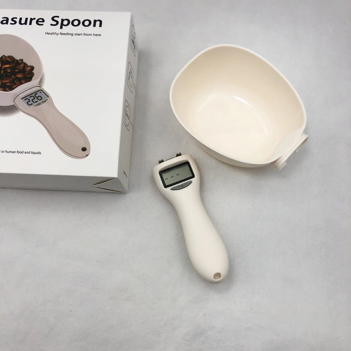 Kitchen Digital Food Measuring Spoon Scale Pet Food Measuring Spoon Scale Suitable For Cat And Dog Food Measuring Flour Spoon 