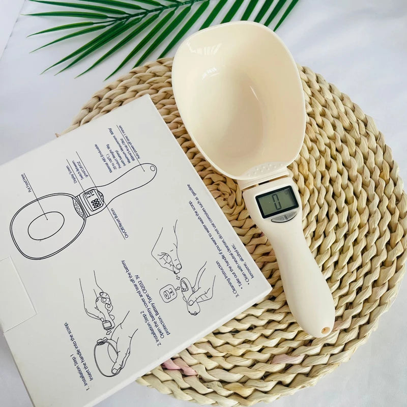 Kitchen Digital Food Measuring Spoon Scale Pet Food Measuring Spoon Scale Suitable For Cat And Dog Food Measuring Flour Spoon 