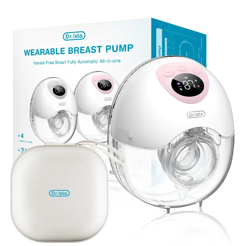 MAMIJOY EB50 Wearable Electric Breast Pump – Silent, Hands-Free, 4 Modes & 36 Suction Levels with Travel Bag, Dust-Proof Cover & 19/24mm Flanges