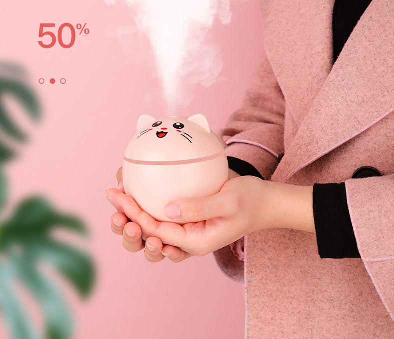 Mini USB Humidifier – Portable Ultrasonic Mist Diffuser for Home, Office & Car