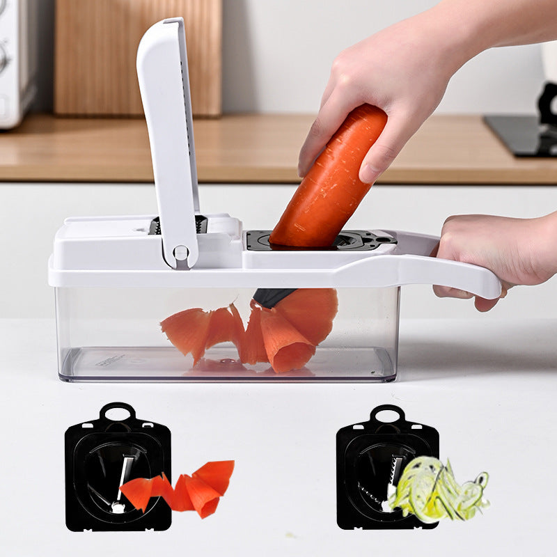 Multi-Function Vegetable Chopper – Manual Slicer, Dicer & Shredder for Easy Meal Prep