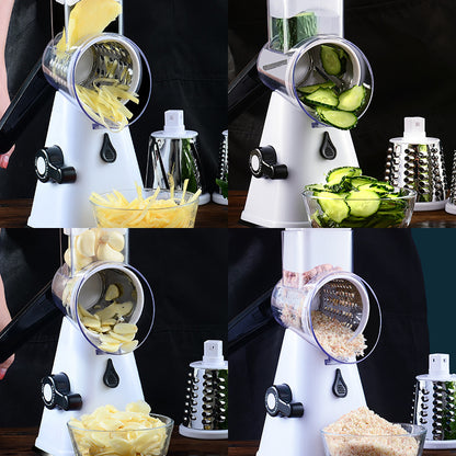 Cylinder Vegetable Cutting Machine – Multifunctional Kitchen Slicer & Shredder for Easy Meal Prep