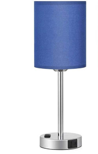 Rechargeable Fabric Table Lamp – Mobile Phone Powered LED Light for Living Room & Bedroom Décor