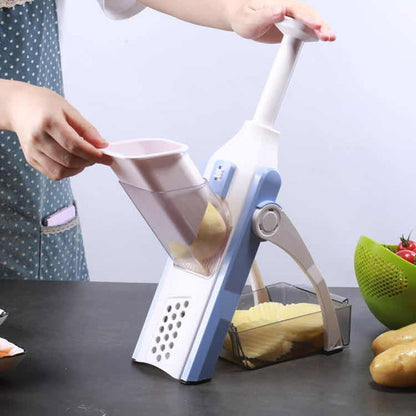 5-in-1 Kitchen Vegetable Cutter – Multifunctional Slicer, Shredder & Chopper for Easy Meal Prep