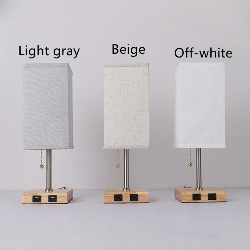 USB Rechargeable Table Lamp – Nordic Bedroom & Bedside Lamp