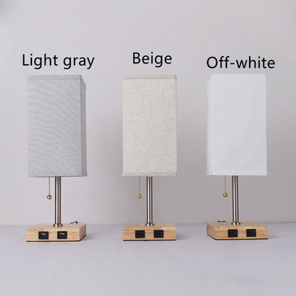 USB Rechargeable Table Lamp – Nordic Bedroom & Bedside Lamp