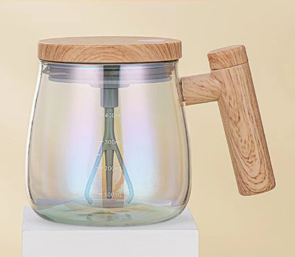 400ML Self Stirring Coffee Mug – High Speed Electric Mixing Glass Automatic Coffee Cup
