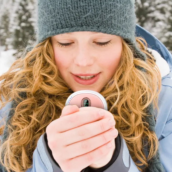 Rechargeable Hand Warmer – Electric Pocket Warmer with Power Bank, Digital Display & Double-Sided Heating
