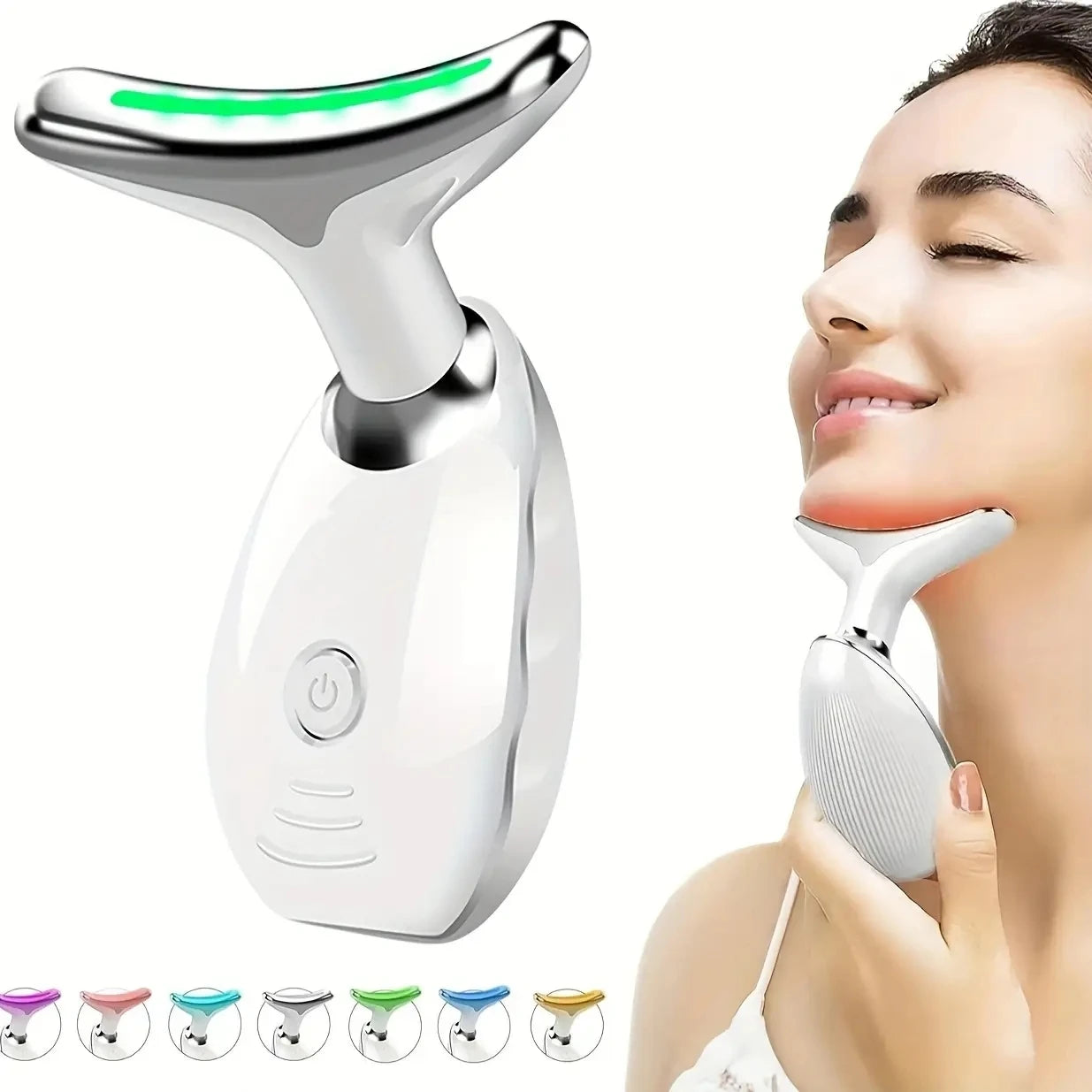 7-Colour LED Neck & Face Massager